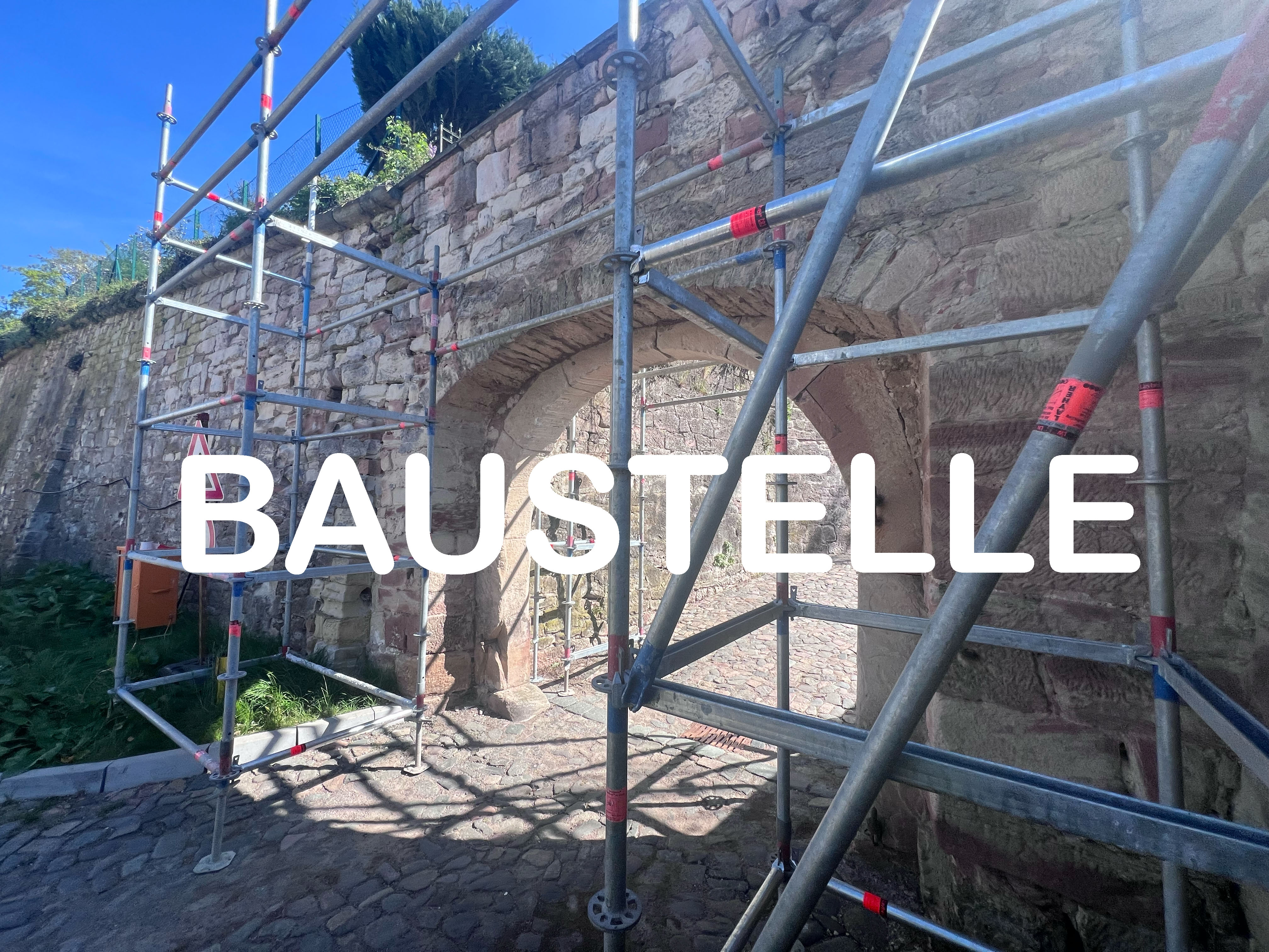 Baustelle Tor